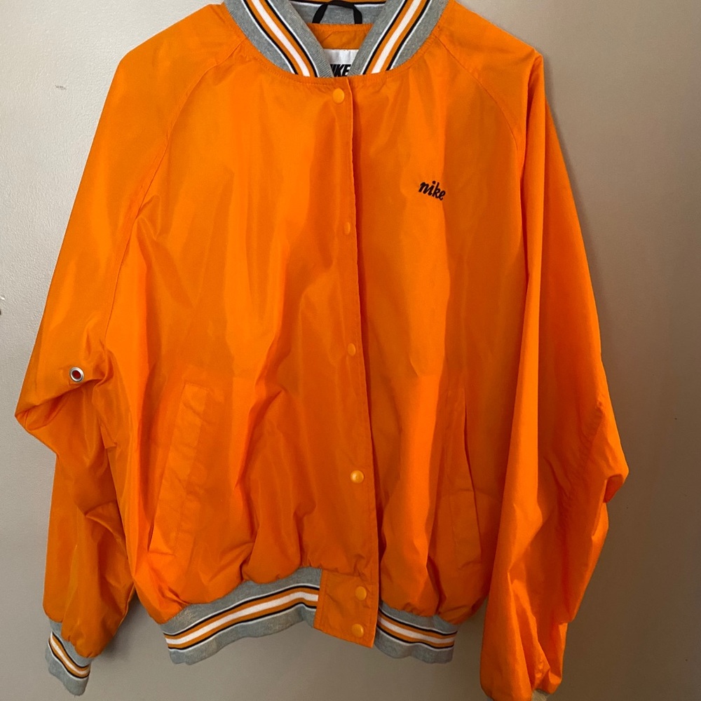 Nike orange bomber